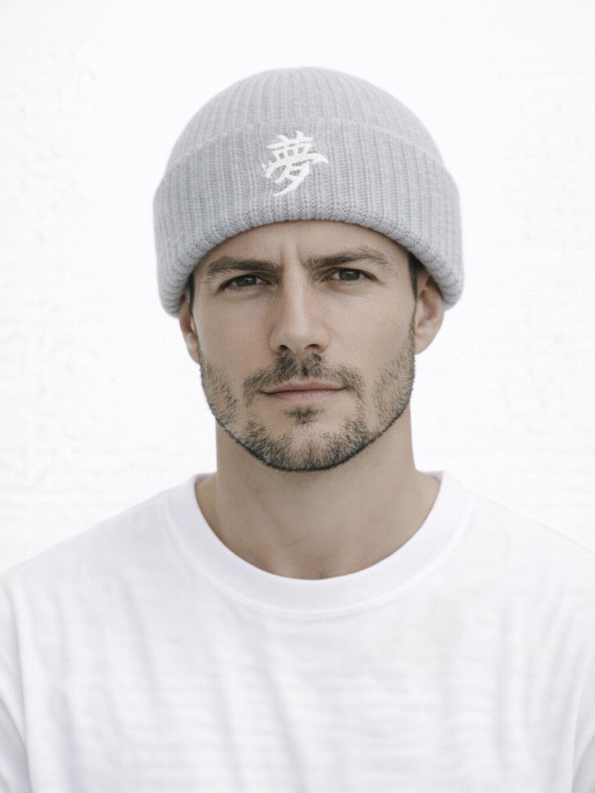Tokyo Dream 夢 Grey Fishermans Beanie | 5C5V