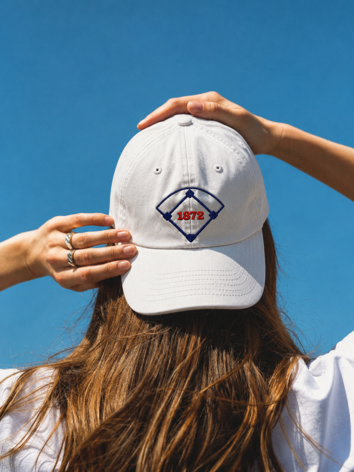 Tokyo Dream 1872 Japanese White Baseball Cap