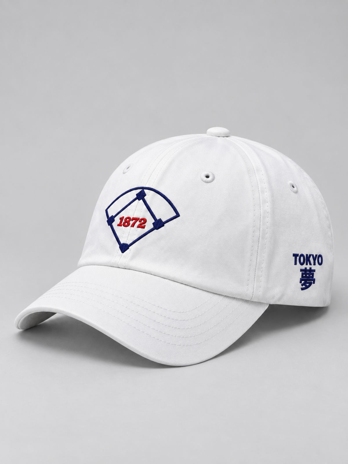 Tokyo Dream 1872 Japanese White Baseball Cap
