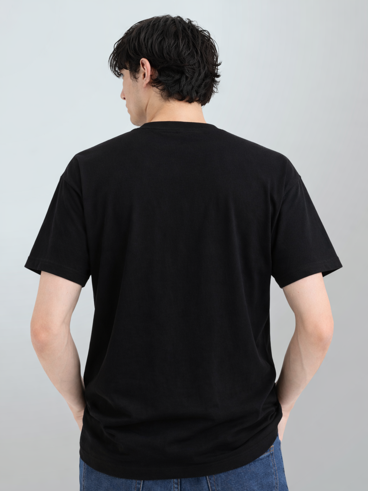 Yokohama Premium Oversized  Black Embroidered T-Shirt Trust – Trust 信 | 5C5V Japanese Streetwear