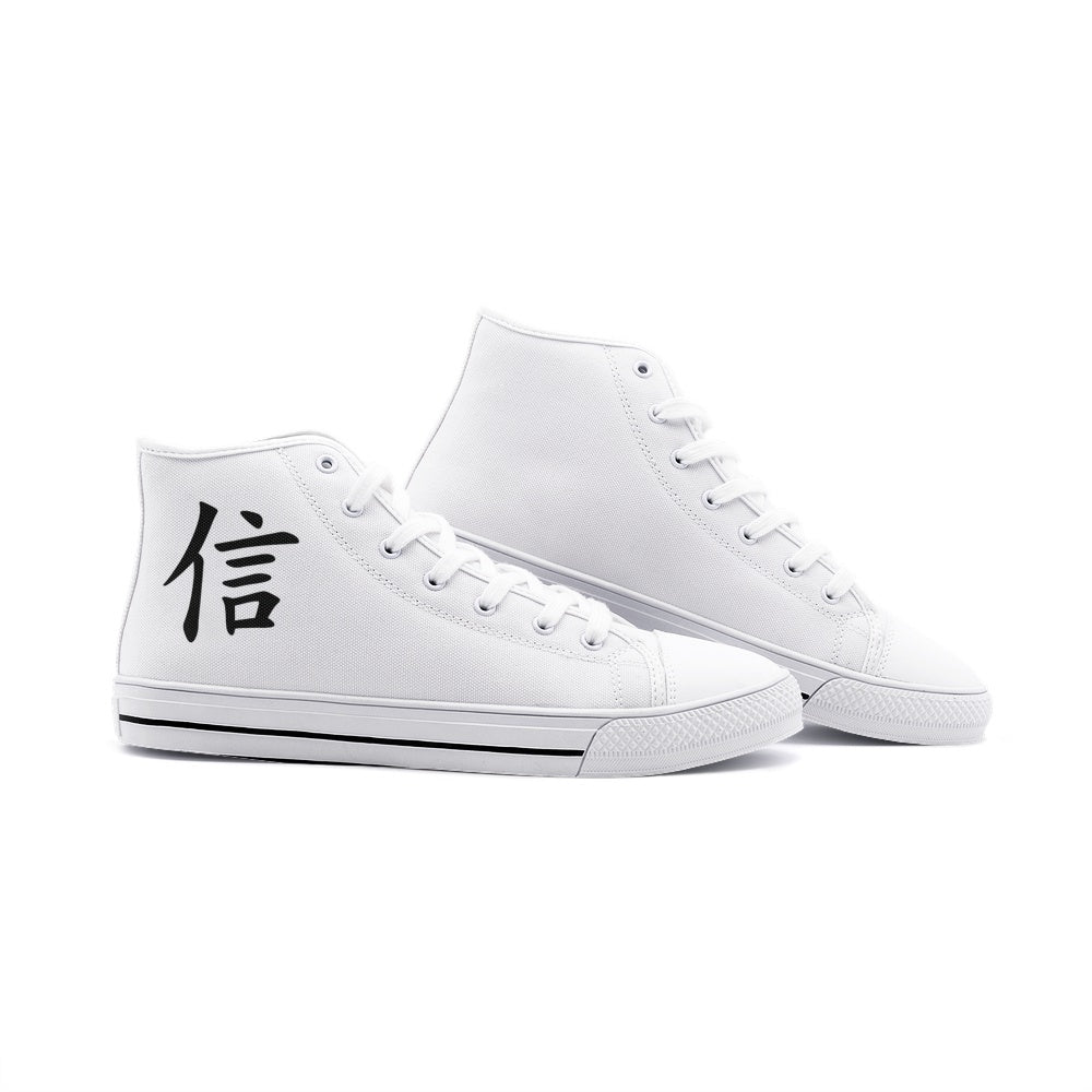 信 (Shin) Canvas High Tops