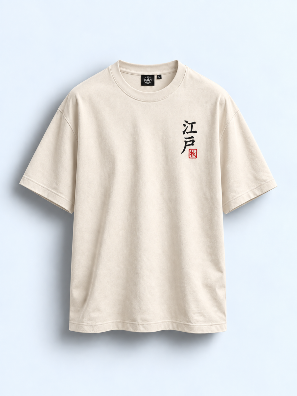 Vintage white EDO SHŌGUN 将軍 tee, front view