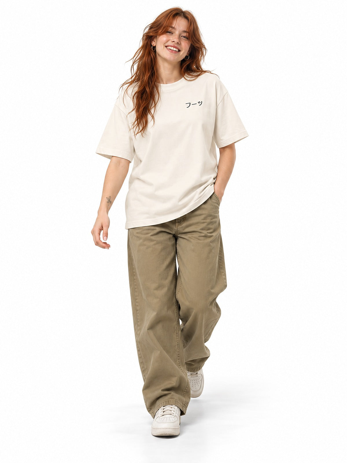Fuu フーッ pixel cartridge tee white by 5C5V, front view