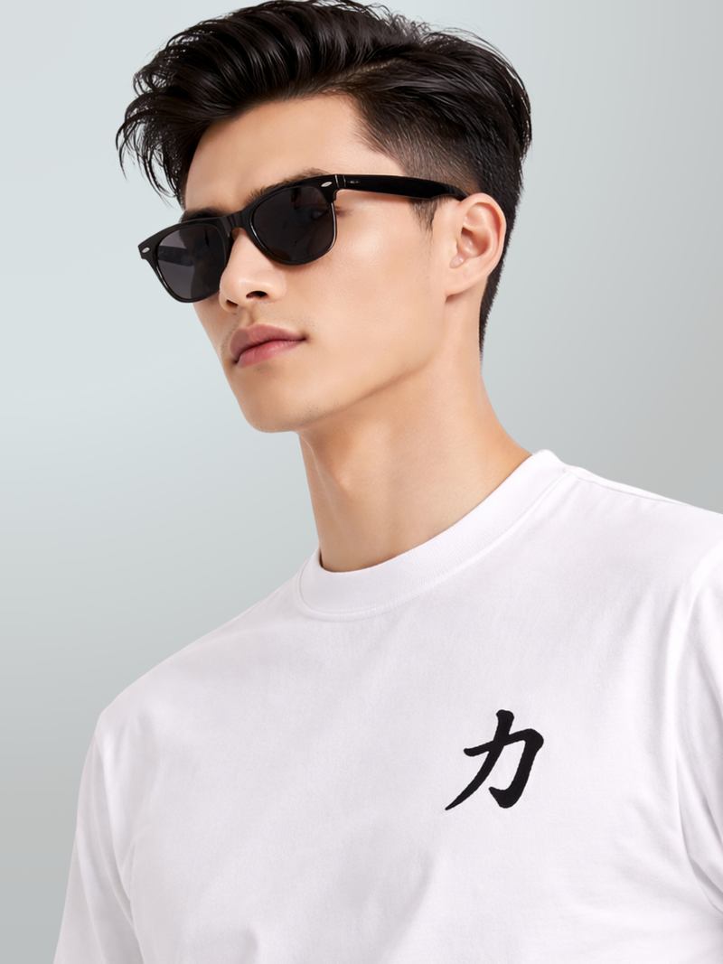 Osaka Strength 力 Premium Oversized Embroidered T-Shirt | 5C5V
