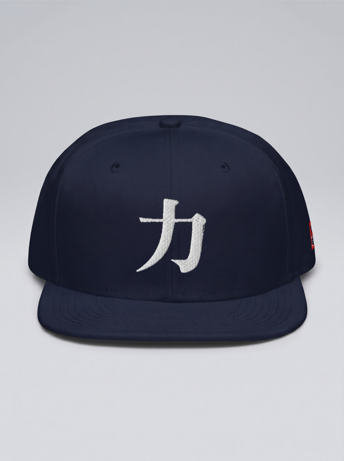 Osaka Chikara 力 Hanko Edition snapback in navy, front view