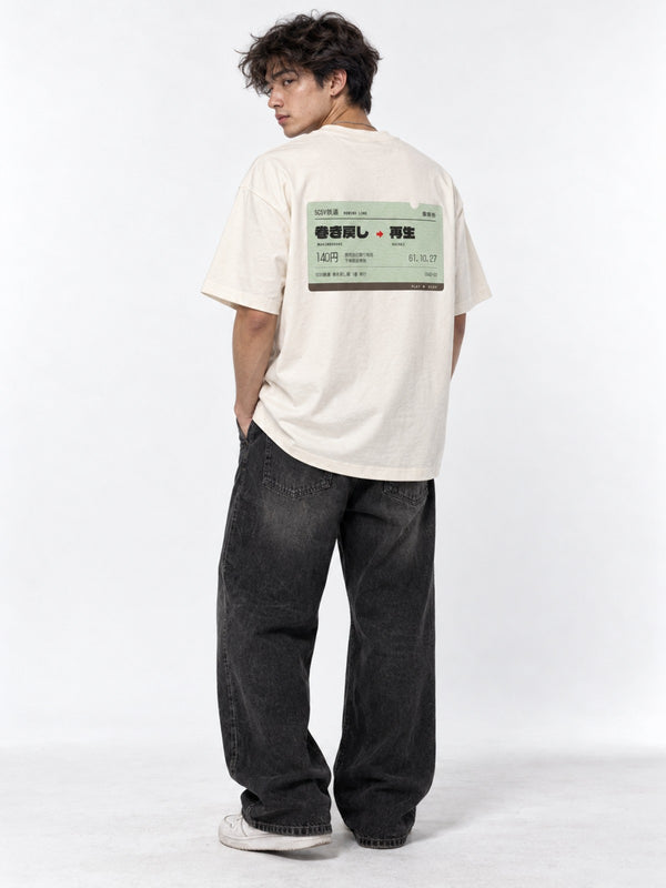 Kippu 切符 Japanese Train Ticket T-Shirt